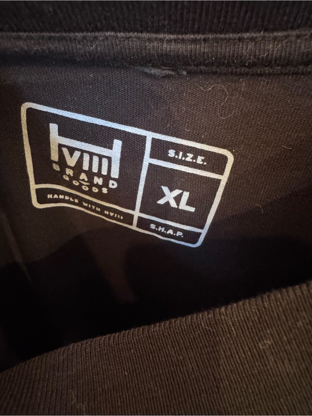 Men's Black Long Sleeve Tee - XL